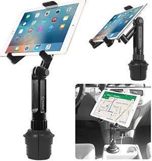 Cellet Cup Holder Tablet Mount, Tablet Car Cradle Holder Compatible for All iPad, Pro, Air, Mini Samsung Galaxy Tablet,  Fire Microsoft Surface