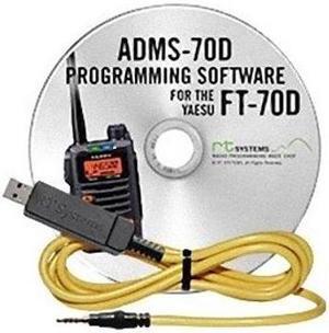 RT Systems Programming Software and USB-57B cable for the Yaesu FT-70D Dual Band Digital HT