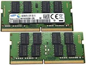 SAMSUNG 16GB 2X8GB DDR4 PC4-17000 2RX8 2133MHZ 1.2V Memory KIT M471A1G43DB0-CPB