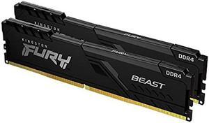 16GB 3200MHz DDR4 CL16 DIMM (Kit of 2) Fury Beast Black