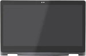 LCDOLED Replacement 13.3 inches B133HAB01.0 NV133FHM-A11 FullHD LCD Display Touch Screen Digitizer Assembly with Bezel for Dell Inspiron 13 5368 i5368 5378 i5378 5379 i5379 CD3Q3C2 (2D Webcam Holes)