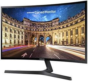 SAMSUNG 23.5" CF396 Curved Computer Monitor, AMD FreeSync for Advanced Gaming, 4ms Response Time, Wide Viewing Angle, Ultra Slim Design, LC24F396FHNXZA, Black