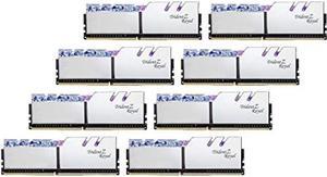 G.SKILL Trident Z Royal Series (Intel XMP) DDR4 RAM 256GB (8x32GB) 3200MT/s CL16-18-18-38 1.35V Desktop Computer Memory UDIMM - Silver (F4-3200C16Q2-256GTRS)