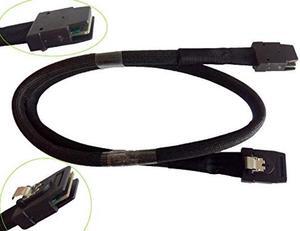 (10 Pack) Internal Mini SAS HD SFF-8087 36 Pin Male to SFF-8087 Mini SAS 36 Pin Cable for Server or Control Card 2.0 Feet / 0.6 Meter