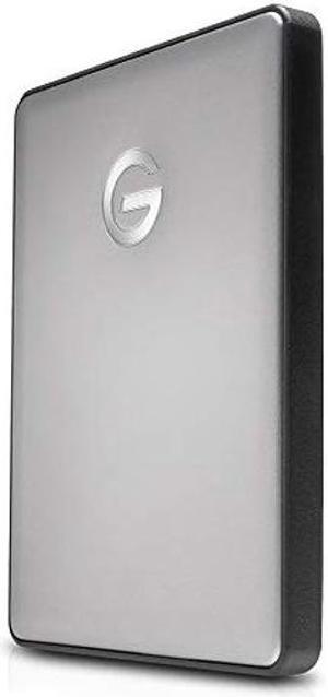 G-Technology 1TB G-DRIVE Mobile USB-C (USB 3.1) Portable External Hard Drive, Space Gray - 0G10265