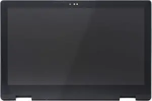 LCDOLED Replacement 15.6 inches B156HAB01.0 LP156WF7-SPEC FullHD 1920x1080 IPS LED LCD Display Touch Screen Digitizer Assembly for Dell Inspiron 15 P58F P58F001 (40Pins - Curved Bezel)