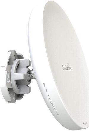 EnGenius Technologies EnStationAC Wi-Fi 5 Outdoor AC867 5GHz Wireless Access Point/Client Bridge, Long Range, PTP/PTMP, Additional 802.3at PoE Port, IP55, 26dBm with 19dBi Directional Antennas
