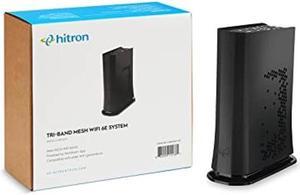 Hitron ARIA3411 Tri-Band Mesh WiFi 6E System | Replace WiFi Router and WiFi Extender | Fast Giga+ Speeds | Connect 100+ Devices | Boost Home Signals with WiFi 6E