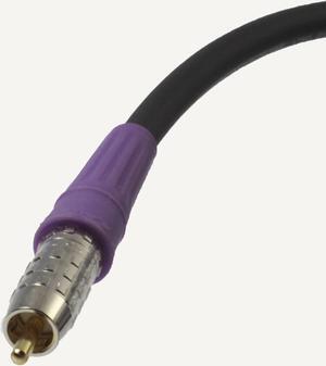 Blue Jeans Cable LC-1 Double-Shielded Low Capacitance Subwoofer Cable, 20 Foot, Black