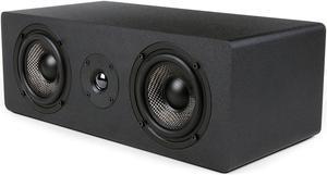 Micca MB42X-C Advanced Center Channel Speaker for Home Theater, Surround Sound, Passive, 2-Way (Black, Each)