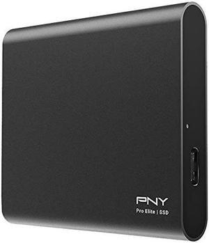 PNY Pro Elite 1TB USB 3.1 Gen 2 Type-C Portable Solid State Drive - (PSD0CS2060-1TB-RB)