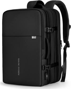 MARK RYDEN Travel Backpack for Men, 40L Airline Approved Carry on Backpack with USB Charging Port, 17.3 Inch Waterproof Business Laptop Backpack (12.6 x 8.0 x 19.6 Inch)