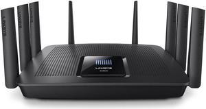 Linksys WiFi 5 Router TriBand 3000 Sq ft Coverage 25 Devices Speeds up to AC5400 54Gbps  EA9500