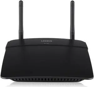 Linksys N300+ Wi-Fi Wireless Router with Gigabit Ports and Linksys Connect Including Parental Controls & Advanced Settings (E1700),Black