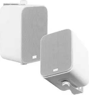 OSD 4" Outdoor Patio Speaker Pair 80W, IP54 Weather Resistant, Aluminum White AP450