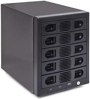 Syba 10000GB 5 Bay Tool Less Tray Hot Swappable 2.5" 3.5" SATA III RAID HDD External USB 3.0 Enclosure Windows MacOS SY-ENC50118