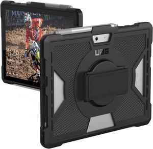 URBAN ARMOR GEAR UAG Microsoft Surface Go 4 / Surface Go 3 / Surface Go 2 / Surface Go Case [10.5-inch Screen] w/Hand Strap Outback Feather-Light Rugged Military Drop Tested Cover, Black