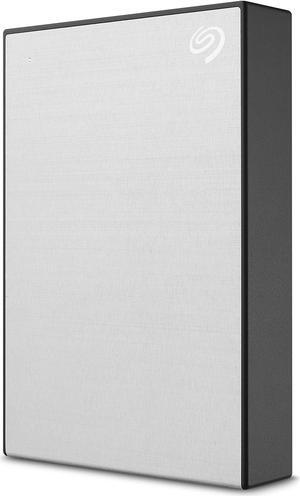 Seagate Backup Plus 5TB External Hard Drive Portable HDD - Silver USB 3.0 For PC Laptop And Mac, 1 year MylioCreate, 2 Months Adobe CC Photography, & 2-Year Rescue Service (STHP5000401)