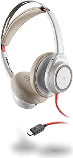 Plantronics Headset - on-Ear - Wired - Active Noise canceling - USB-C - White