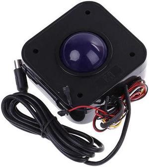 Atomic Market 2 1/4 Inch 2.25" Purple Ball PS/2 PCB Connector Arcade Trackball Mouse for Jamma MAME Arcade
