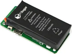 Pisugar 1200 mAh Lithium Battery Power Module for Raspberry Pi-Zero, Pi-Zero W/WH Model Accessories