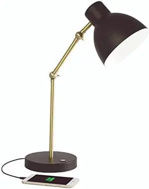 OttLite Adapt LED Desk Lamp with USB Port - Office, Bedroom, Crafts, Reading