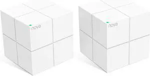 Tenda Nova Mesh WiFi System MW6 - Covers up to 4000 sq.ft - AC1200 Whole Home WiFi Mesh System - Gigabit Dual-Band Mesh Network for 90 Devices - Replaces Wireless Router and WiFi Extender - 2-Pack