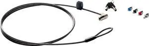 HP Sure Key Cable Lock, Genuine, Security Wire, Security Lock, Laptop, Desktop Display, Includes 4 Interchangeable Lock Heads, Cable Length: 72.0 inches (183 cm), Model Number: 6UW42AA-AAAC