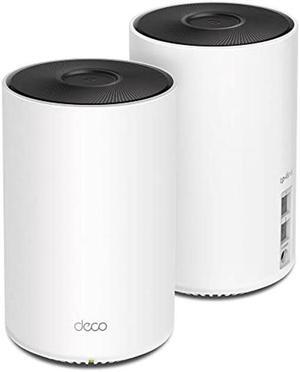 TP-Link Tri-Band Wi-Fi 6 Mesh Router System | 2- Mesh Routers | Coverage up to 5,500 sq. ft. | Deco W7200 (2-Pack)