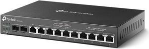 TP-Link ER7212PC | Omada Router, PoE Switch & Controller 3-in-1 Gigabit VPN Router | Up to 4 WAN | 8 PoE+ LAN Port @ 110W | Fanless | Easy Installation | Load Balance