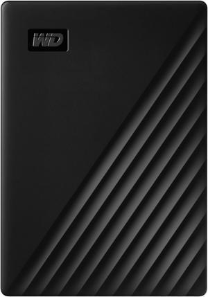 Western Digital 5TB My Passport Portable External Hard Drive with backup software and password protection, Black - WDBPKJ0050BBK-WESN