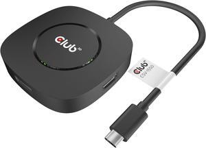 Club 3D CSV-1550 USB3.2 Gen2 Type-C(DP Alt-Mode) to DisplayPort Triple Monitor 4K60Hz M/F MST hub
