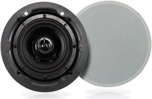 Pyle Ceiling and Wall Mount Speaker - Wireless Bluetooth 5.25 Dual 2-Way Audio Stereo Sound Subwoofer Kit with, 240 Watts, in-Wall & in-Ceiling Flush Mount for Home Surround System - Pyle PWRC55BT
