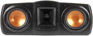 Klipsch Synergy Black Label C-200 Center Channel Speaker for Crystal-Clear Dialogue and Vocals with Proprietary Horn Technology, Dual 5.25" High-Output Woofers, and Dynamic 1" Tweeter in Black
