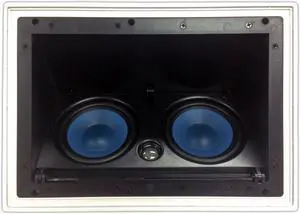 5252AC Silver Ticket in-Ceiling Speaker with Pivoting Full Speaker Adjustable Angle Woofers and Tweeter (Dual 5.25 Inch in-Ceiling Center Channel) Ceiling ONLY