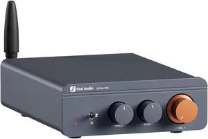 Fosi Audio BT20A Pro 300W x2 TPA3255 Bluetooth 5.0 Home Audio Stereo 2 Channel Amplifier Receiver Mini Hi-Fi Class D Upgraded Integrated Amp for Speakers with Bass Treble Control