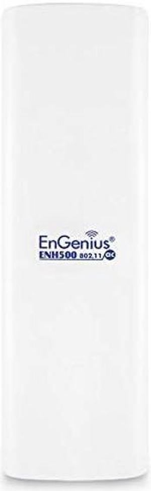 EnGenius Technologies ENH500v3 Wi-Fi 5 Wave 2 Outdoor AC867 5GHz Plug-n-Play Wireless Bridge, PTP/PTMP, IP55, 27dBm, 16 dBi High-Gain Antenna, Long Range up to 5 Miles, Gigabit Port [1-Pack]