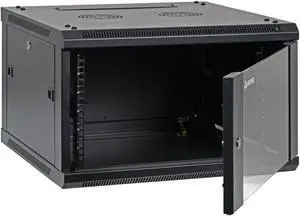 AEONS 6U Professional Wall Mount Network Server Cabinet Enclosure 19-Inch Server Network Rack Black