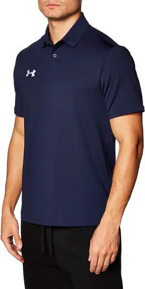 Under Armour Men's Team Performance Polo (Midnight Navy, X-Large)