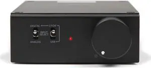 Micca OriGain Compact Stereo Integrated Amplifier and DAC, 50W x 2, 96kHz/24-Bit, USB and Optical S/PDIF (Black)