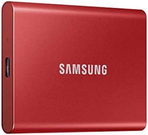 SAMSUNG T7 500GB Portable SSD up to 1050MBs USB 32 Gen2 Gaming Students  Professionals External Solid State Drive MUPC2T0RAM Red