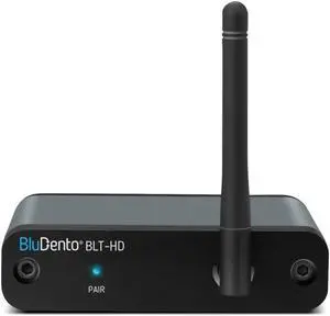 BluDento BLT-HD aptX HD Bluetooth Receiver, Hi-Fi Bluetooth v5.1 Audio Adapter with TI DAC,Analog RCA Output, Digital Coaxial and Optical Output with Enhanced Working Range