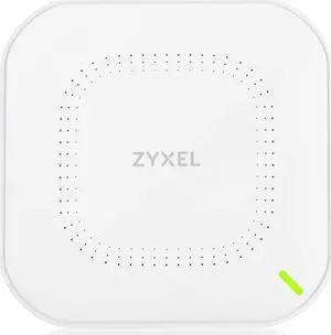 Zyxel WiFi 6 AX1800 Wireless Gigabit Access Point | Mesh, Seamless Roaming, & MU-MIMO | WPA3-PSK Security | Cloud, App or Direct Management | POE+ or AC Powered | AC Adapter Included | NWA50AX