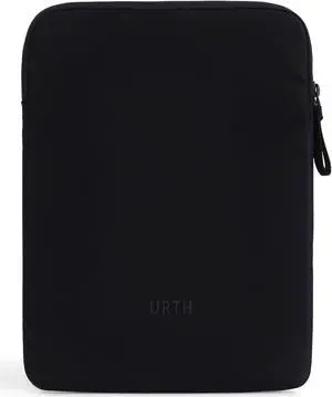 Urth Naos 13/14" Laptop Padded Sleeve - Weatherproof + Recycled (Black)