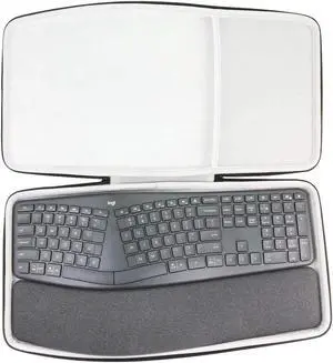 co2CREA Hard Travel Case Replacement for Logitech Ergo K860 Wireless Ergonomic Keyboard