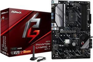 ASRock X570 Phantom Gaming 4 WiFi AX AM4 AMD X570 SATA 6Gb/s ATX AMD Motherboard