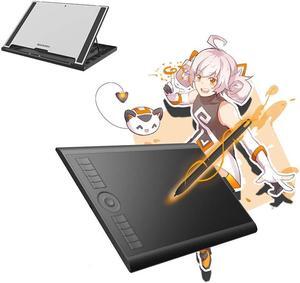 GAOMON M10K2018 10 x 6.25''Battery-Free Graphic Drawing Tablet & GAOMON Tablet Stand GMS 01