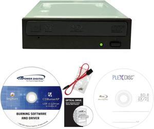 Digital Pioneer BDR-212V 16X Blu-ray DVD CD Internal Burner Drive Bundle with Free 25GB BD-R + Software + SATA Cable + Mounting Screws