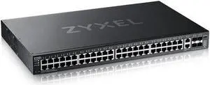 Zyxel 48-Port Gigabit Switch | Nebula Cloud Managed/L3 Access | 6X 10G Uplink (2X Copper + 4X SFP+) [XGS2220-30]