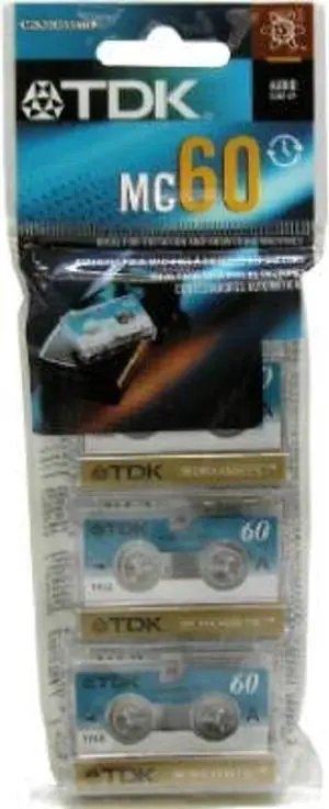 TDK DM60U3 ANSWERING MACHINE TAPE 3 PK (60 MIN, 3-PK) (Pack of 10)